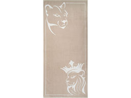 Полотенце махровое 6с102.511ж2 Цари зверей(лен3) 67х150см