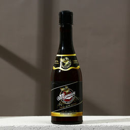 Гель для душа пиво Настоящий мужик, 500 мл, аромат бергамота и лимона, Чистое счастье