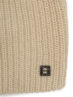 Шапка жен. анг+шерсть+нейл ZZ-BR55508 beige