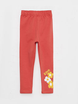 Beli Lastikli Bask?l? K?z Bebek Tayt