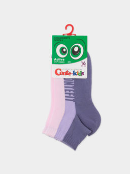 Цена за 2 пары CONTE-KIDS ACTIVE (короткие) Носки детские лавандовый