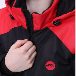 RODOS Куртка для мальчика мембрана демисезон М-245 Чёрный/Красный