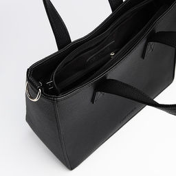 Сумка женская TEXTURA, тоут, средний размер, цвет чёрный  фото 7