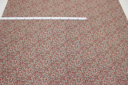 Импорт. хлопок Диантус цв.кофейно-серый, ш.1.5м, хлопок-100%, 100гр/м.кв - Купава фото 3