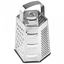 Терка из нержавеющей стали шестигранная ручка из нержавеющей стали 19,5см, основание 11,8х10,5см Кулинар (Китай) - Домашняя мода фото 2