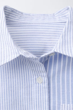 STRIPED SHIRT WITH POCKETS - Zara фото 3