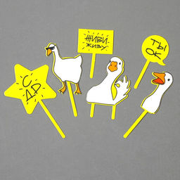 Цена за 2 шт. Топпер для торта «С ДР»