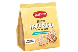 Яшкино, Заварные пышечки в белой глазури, 153 г