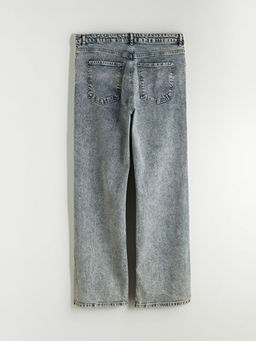 B?y?k Beden Straight Fit Kad?n Jean Pantolon