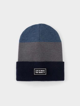 Crockid _ КВ 20426/темно-синий,тем.серый меланж шапка дет