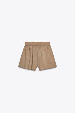 BEADED DRAWSTRING BERMUDA SHORTS - Zara фото 6