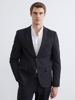 Standart Kal?p Erkek Blazer Ceket