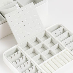 Шкатулка кожзам для украшений С пряжкой голубая 24х18,5х9 см - Simaland фото 9