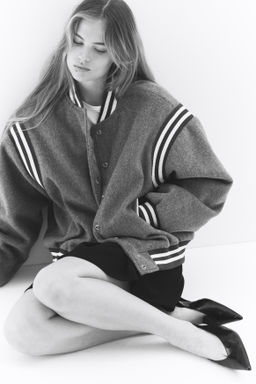 Chaqueta de b?isbol en polar - H&m фото 6