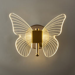 Бра «Бабочка» LED 12 Вт 3000К золото 23×17.5×11 см