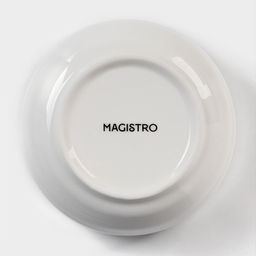Салатник фарфоровый Magistro Элегия, 300 мл, цвет белый  фото 4