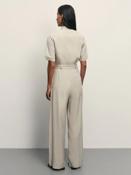 Комбинезон на молнии с поясом / Zarina  фото 5