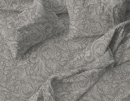 Наволочка 70*70 см, бязь Комфорт (Турецкие огурцы, серый) - Ивановотекстиль фото 2