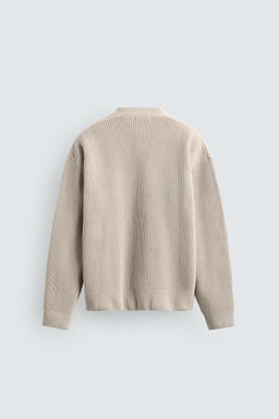 C?RDIGAN RELAXED FIT ESTRUCTURA / Crudo - Zara фото 8