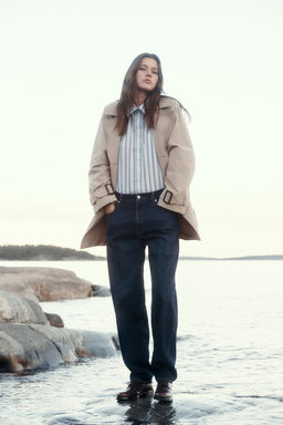 Vaquero pitillo con raya