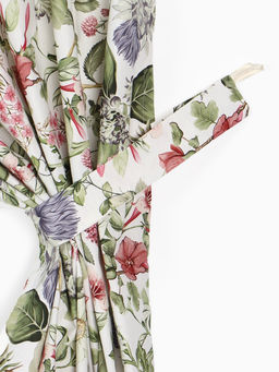 Шторы для кухни с подхватами Organic home, 150×180 см - 2 шт., репс 210 г/м². 100% хлопок