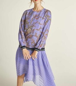 Блузка, лавандовая