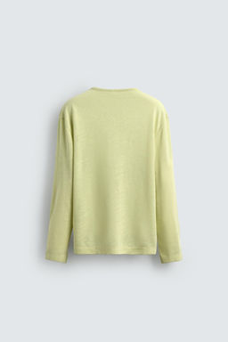 LIGHTWEIGHT BUTTON-NECK T-SHIRT - Zara фото 2
