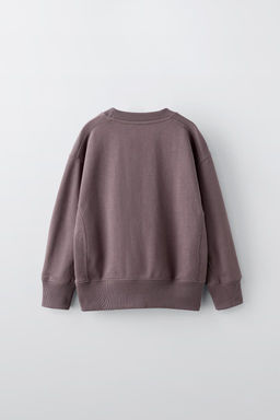 SWEATSHIRT WITH EMBROIDERED PATCH - Zara фото 3