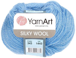 Силки вул (Silky wool) пряжа YarnArt 65% шерсть мериноса 35% искуственный шелк 10х25г/190м