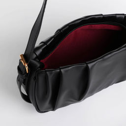 Сумка женская кросс-боди на молнии, 24×7×13 см, чёрная