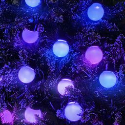 Электрогирлянда-Smart 6 м, 20 ламп, 10 режимов, USB, ИК пульт (цветная)