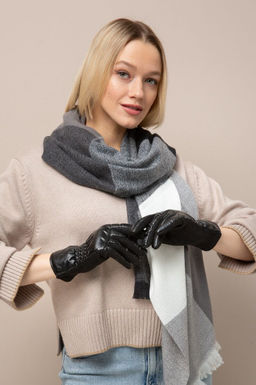 Перчатки из полиэстера с резинкой на запястье