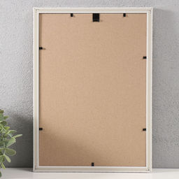 Фоторамка пластик "Камышок" 21х30 см, белый (пластик)