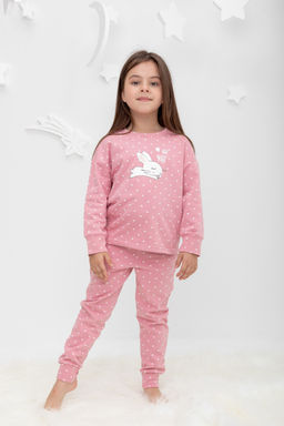 К 1581/розовый зефир,сердечки, пижама