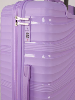 LACCOMA чемодан ПП808-28-Сиреневый PP-пластик полиэстр