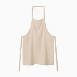 Фартук «Этель» ECO, молочный, 60×70 см, 70% хлопок, 30% лён, 190 г/м²