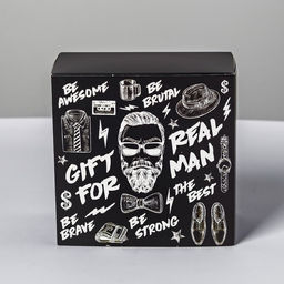 Коробка складная Gift for real man, 14 14 8 см - Дарите счастье фото 3