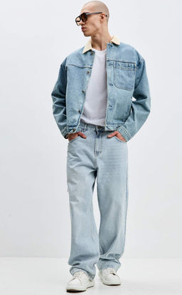 Джинсы F511-0154 l.blue - Fine joyce фото 9