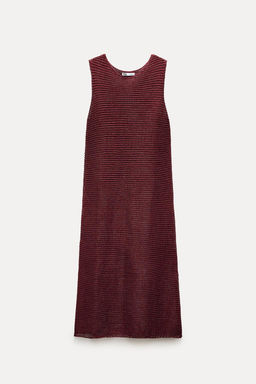 TEXTURED KNIT DRESS - Zara фото 6