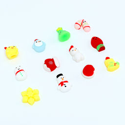 Цена за 20 шт. Антистресс сквиш мялка «Новый год», в 1 банке 20 мялок, МИКС