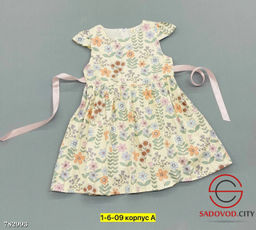 Платье летнее детское с принтом