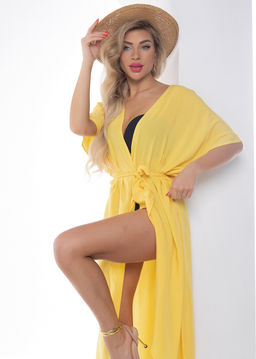 Парео Пляжный сезон (желтое) П14941 - Lt collection фото 9