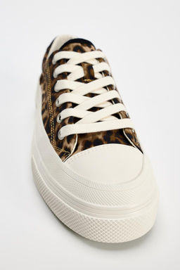 ANIMAL PRINT TRAINERS - Zara фото 7