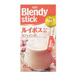 Растворимый чай Ройбуш с молоком в стиках Blendy Stick AGF, Япония, 51 г (8,5 г х 6 шт.) Акция