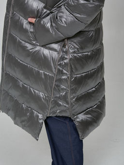Пальто Luxury Moda 1169 серый