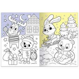 Цена за 3 шт. Раскраска «Зимняя», 16 стр.