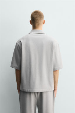 SOBRECAMISA RELAXED FIT BOLSILLO / Gris - Zara фото 3