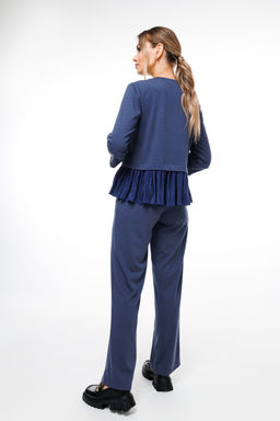 Блуза NIKVA н399-3 синий  фото 2