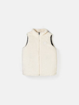 Жилет стеганый на молнии двухсторонний Темный шоколад - Bungly фото 4