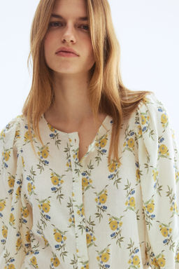 Blusa en mezcla de lino - H&m фото 5